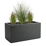 Pflanzwerk® Pflanzkübel TUB Anthrazit 30x60x30cm *Frostbeständiger Blumenkübel* *UV-Schutz*...