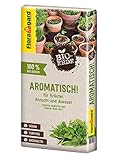 Floragard Bio-Erde Aromatisch 1x40 Liter - für Anzucht und Aussaat sowie für Kräuter - torffrei...