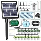 AnseTo Solar Bewässerungssystem für 2024 Neuestes Automatische Bewässerungscomputer für Garten,...