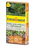 Floragard Kübelpflanzenerde mediterran 40 L - Spezialerde für große Kübel, Zitruspflanzen,...